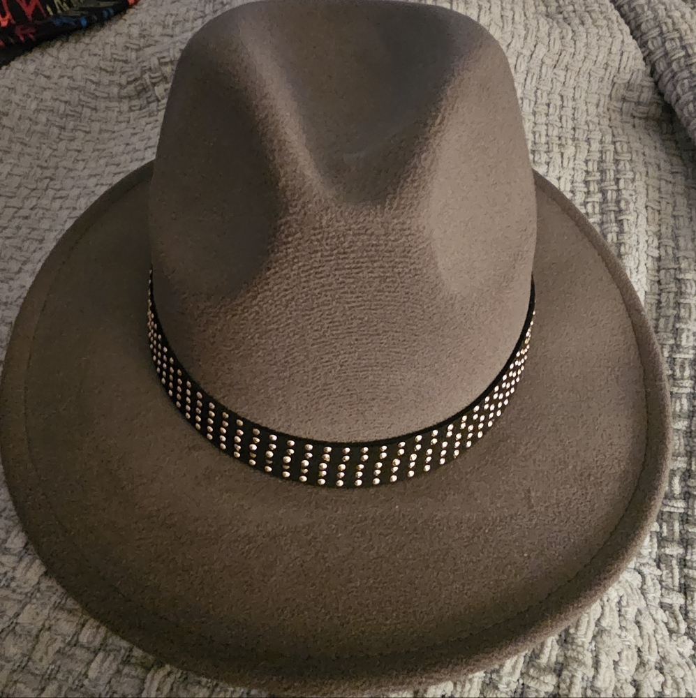 Olive Green Fedora Hat